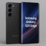 Samsung Galaxy S25 Edge का फ्रंट और बैक व्यू