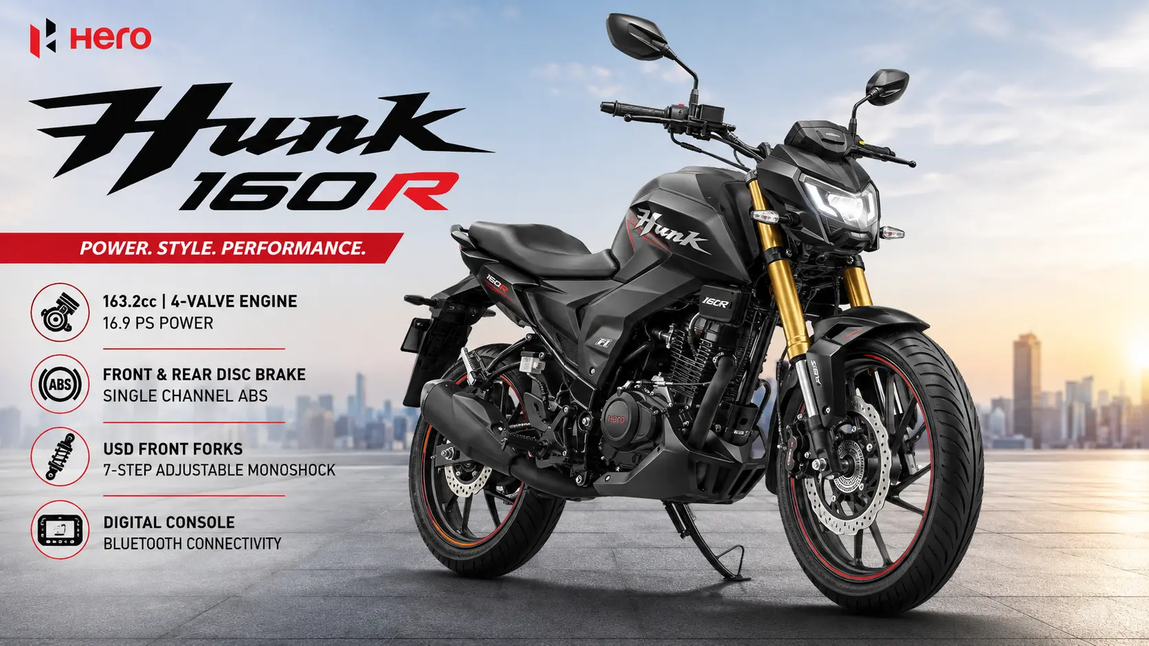 Hero Hunk 160R