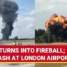 London Southend Airport Plane Crash 2025