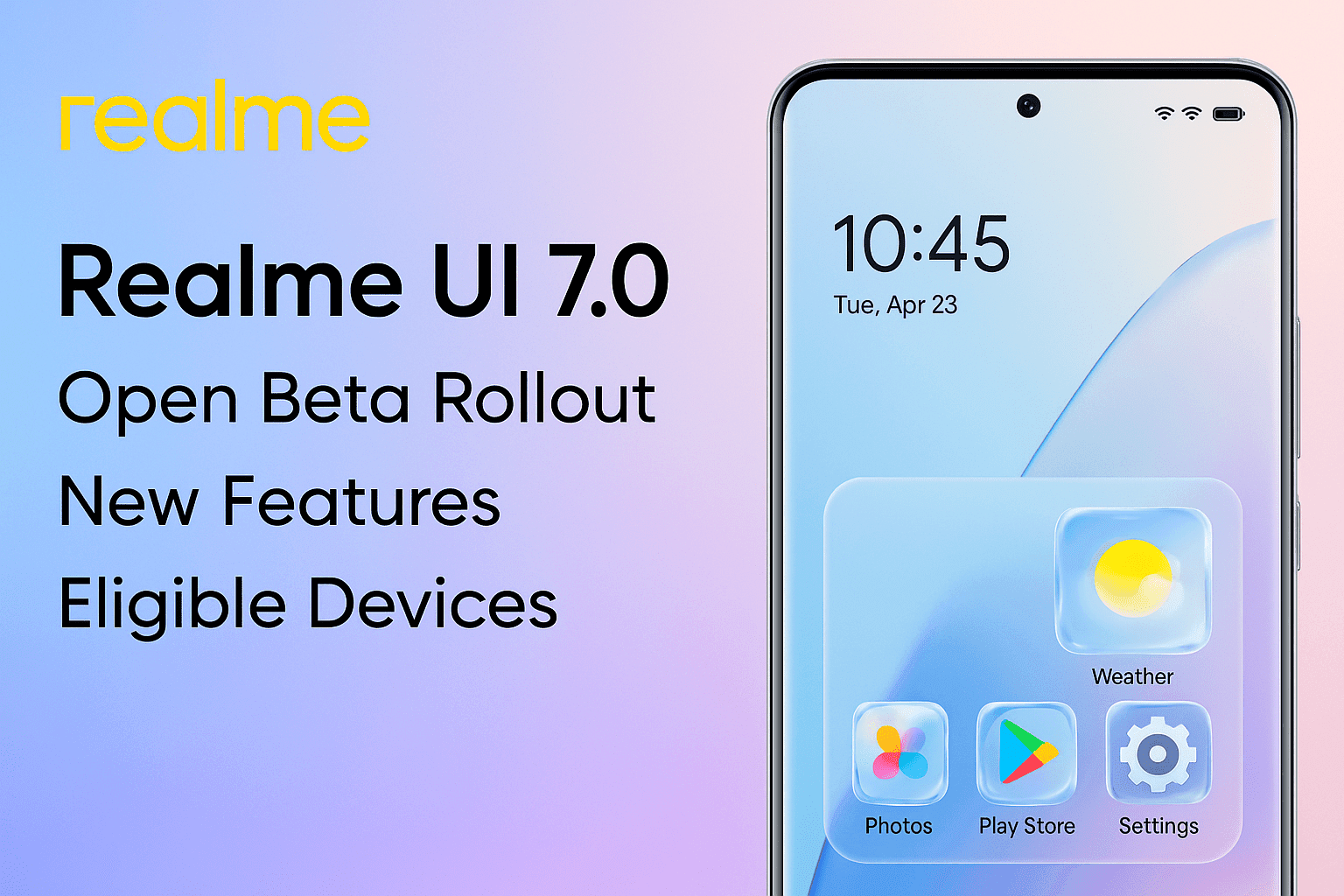 Realme UI 7.0 Update