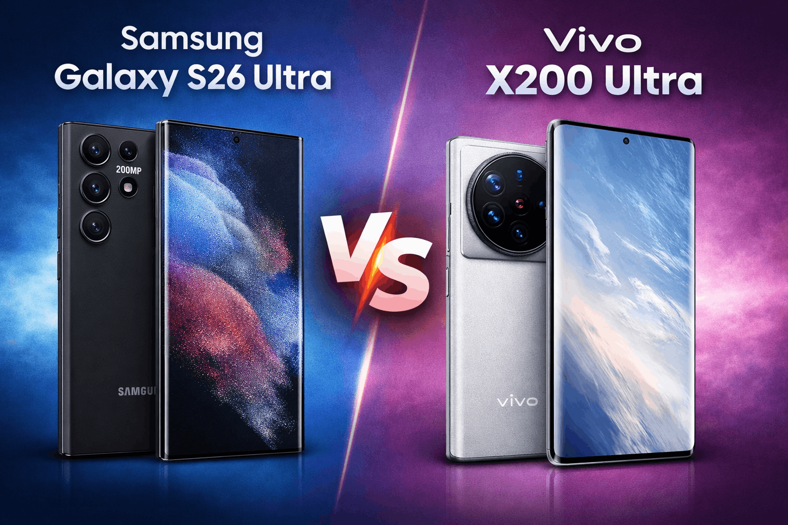 Samsung Galaxy S26 Ultra vs Vivo X200 Ultra