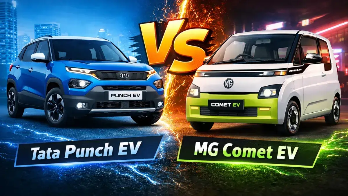 Tata Punch EV vs MG Comet EV
